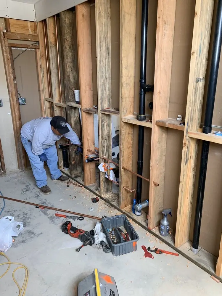 Commercial rough-in plumbing for Commercial Plumbing in Oakhurst